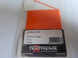 Antron Yarn Fluo Orange (card 122)